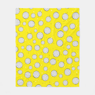 Volleyball-Musterdesign Fleecedecke