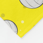 Volleyball-Musterdesign Fleecedecke (Ecke)