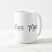 Volleyball-Mutter Est. Kaffeetasse (VorderseiteRechts)