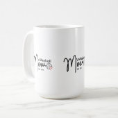 Volleyball-Mutter Est. Kaffeetasse (Vorderseite Links)