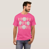 Volleyball-Mutter-Schwester Tween n Mädchen Girly T-Shirt (Vorne ganz)