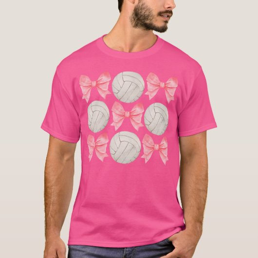 Volleyball-Mutter-Schwester Tween n Mädchen Girly T-Shirt (Vorderseite)