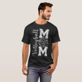 Volleyball-Mutter-Spieltag-Vibes Muttertag T-Shirt (Vorne ganz)