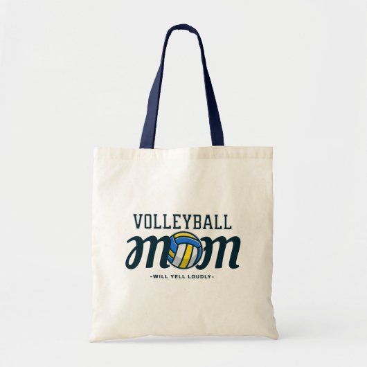 Volleyball-Mutter – Wird Laut Schreien Sport Tragetasche (Vorne)