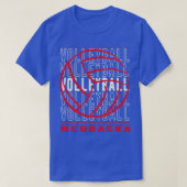 Volleyball Nebraska T-Shirt (Design vorne)