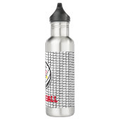 Volleyball Net Benutzerdefiniert Spielername Numme Edelstahlflasche (Rechts)
