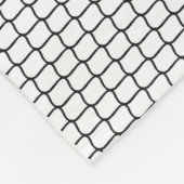 Volleyball Netzname Flag, Team White Fleecedecke (Ecke)
