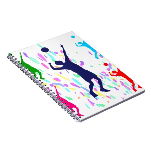 VOLLEYBALL NOTIZBLOCK (Rechte Seite)