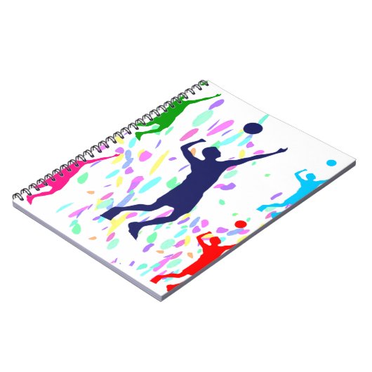 VOLLEYBALL NOTIZBLOCK (Linke Seite)