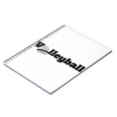 Volleyball Notizblock (Linke Seite)