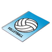 Volleyball Notizblock (Linke Seite)