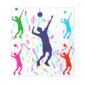 VOLLEYBALL NOTIZBLOCK (Vorderseite)