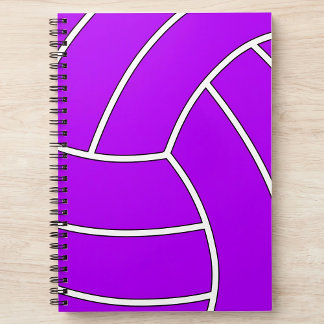 Volleyball-Notizbuch in Sonderfarbe Notizblock