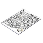 Volleyball-Notizbuch Notizblock (Linke Seite)