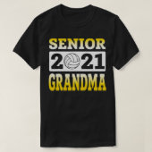 Volleyball Oma Senior 2021 Geschenk für Volleyball T-Shirt (Design vorne)