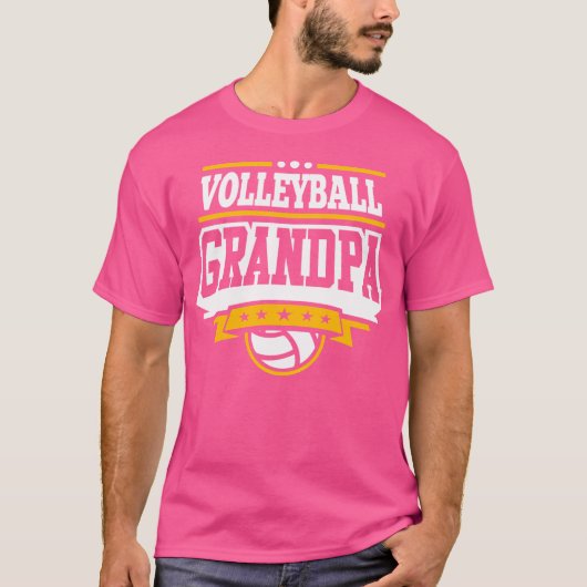Volleyball Opa T-Shirt (Vorderseite)