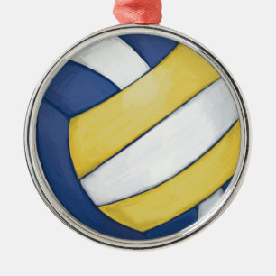 Volleyball Ornament Aus Metall