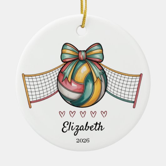 Volleyball Ornament Youth Volleyball Gifts (Vorne)