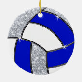 Volleyball-Ornamente, Volleyball-Team Geschenkidee Keramik Ornament (Hinten)