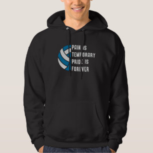 Volleyball Pain ist ein temporärer Retro-Spieler a Hoodie