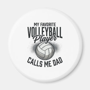 Volleyball Papa Mein Lieblingsspieler nennt mich P Magnet