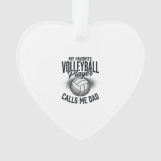 Volleyball Papa Mein Lieblingsspieler nennt mich P Ornament
