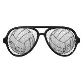 Volleyball Partybrille (Vorderseite)