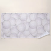 Volleyball Pattern Beach Handtuch (Vorderseite)