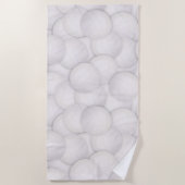 Volleyball Pattern Beach Handtuch (Vorderseite)