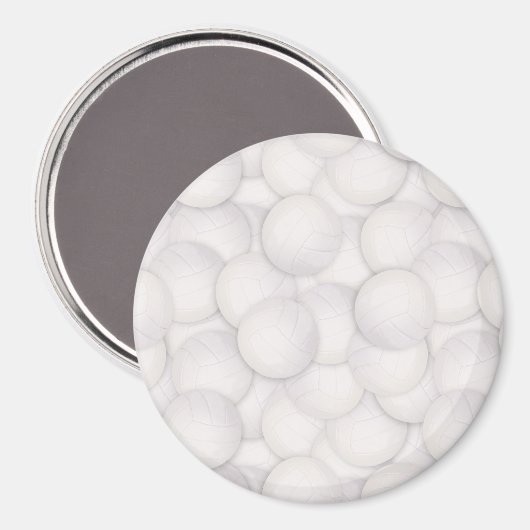Volleyball Pattern Magnet (Vorderseite/Rückseite)