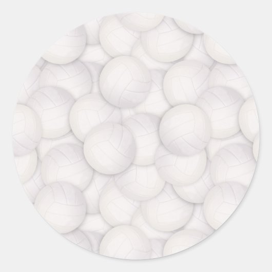 Volleyball Pattern Stickers (Vorderseite)