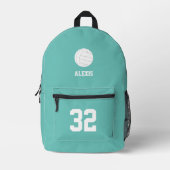 Volleyball Personalisiert Bedruckter Rucksack (Vorderseite)