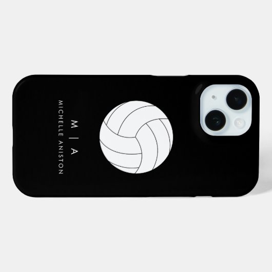 Volleyball Personalisiert Case-Mate iPhone Hülle (Rückseite (Horizontal))