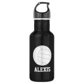 Volleyball Personalisiert Kids Edelstahlflasche (Vorderseite)