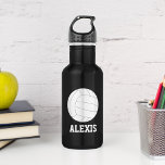 Volleyball Personalisiert Kids Edelstahlflasche<br><div class="desc">Personalisiertes Design für Ihre kleinen Sportler und Sportfans.</div>