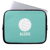 Volleyball Personalisiert Kids Laptopschutzhülle (Vorderseite)