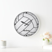 Volleyball Personalisiert Sports Liebhaber von ind Große Wanduhr (Zuhause)
