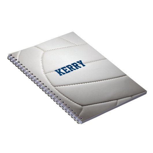 Volleyball-Personalisiertes Notebook Notizblock (Rechte Seite)