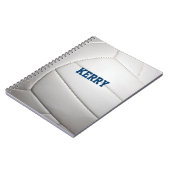 Volleyball-Personalisiertes Notebook Notizblock (Linke Seite)