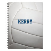 Volleyball-Personalisiertes Notebook Notizblock (Vorderseite)