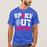 Volleyball Pink Ribbon Breast Cancer Awareness  T-Shirt<br><div class="desc">Volleyball Pink Ribbon Breast Cancer Awareness  .</div>