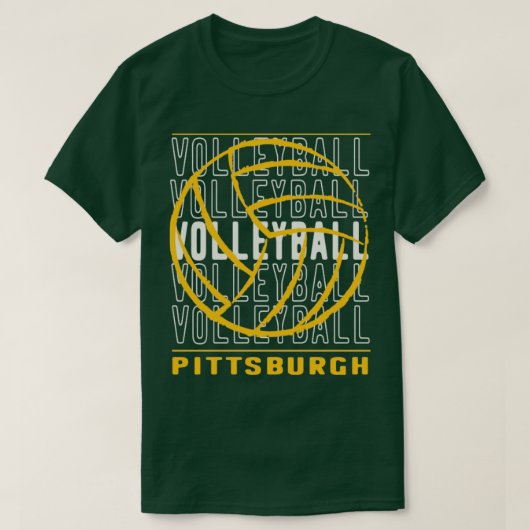 Volleyball Pittsburgh T-Shirt (Design vorne)