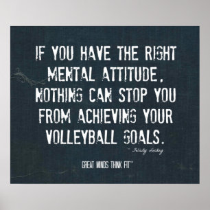 Volleyball-Plakat 003 - Denim-Inspiration Poster