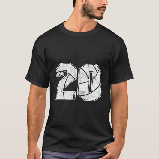 Volleyball Player 20Th Volleyballer Born 2000 T-Shirt (Vorderseite)
