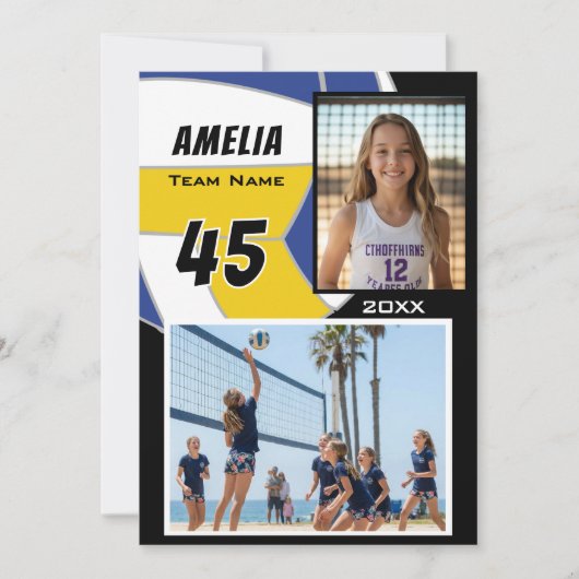 Volleyball Player 2 Photo Memory Mate (Vorderseite)