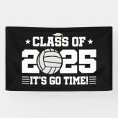 Volleyball Player Abschluss Class of 2025 Senior Banner (Horizontal)