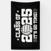 Volleyball Player Abschluss Class of 2025 Senior Banner (Vertikal)