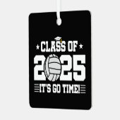 Volleyball Player Abschluss Class of 2025 Senior Ornament Aus Metall (Vorderseite links)