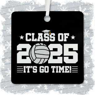 Volleyball Player Abschluss Class of 2025 Senior Ornament Aus Metall