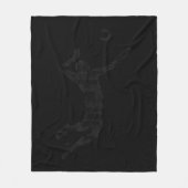 Volleyball Player Boys Jugendliche 6 Fleecedecke (Vorderseite)